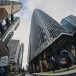 The SGX Centre in Singapore where tech stocks like AEM Holdings are traded amidst rising artificial intelligence demand.