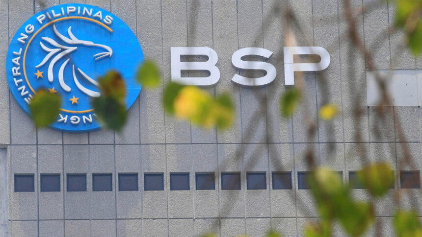 The Bangko Sentral ng Pilipinas building facade, representing the regulatory authority of the Philippine central bank.
