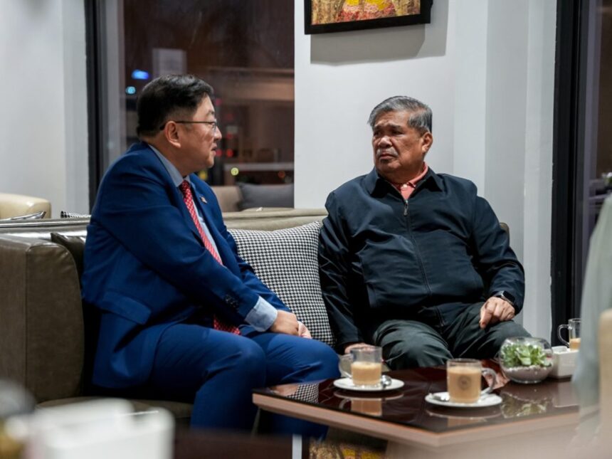 Officials engage in a bilateral discussion regarding strategic cooperation to secure national food supplies.