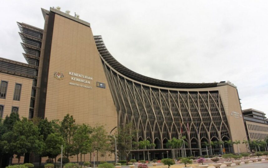 The Malaysia Ministry of Finance building where a strategic spending adjustment was recently announced.