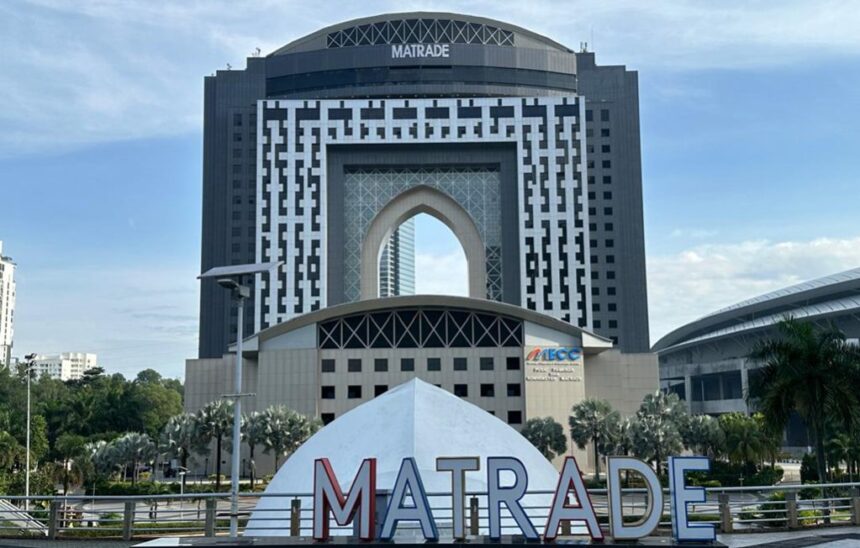 The iconic MATRADE building in Kuala Lumpur, a hub for driving Malaysia's global export diversification strategy.