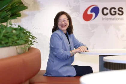 Carol Fong of CGS International discussing the projected surge of China listings on the Singapore Exchange.