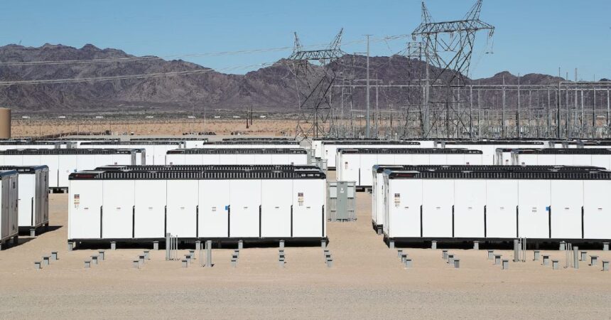 A large-scale battery energy storage system facility like the one secured by Ann Joo in Kedah, Malaysia.