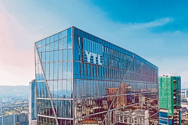 The YTL corporate building with glass facade