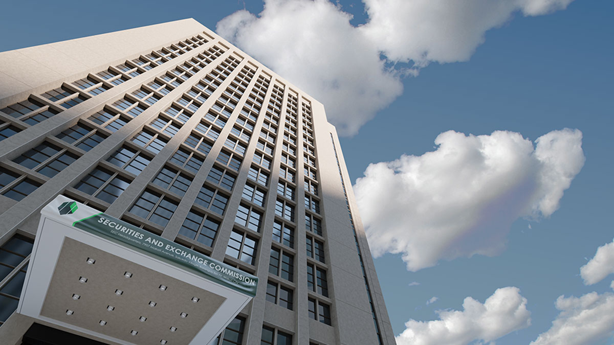 The Philippines SEC main building entrance where administrative enforcement orders against Riscoin are officially issued.